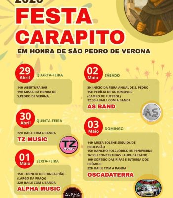 Festa de São Pedro de Verona_carapito 2026