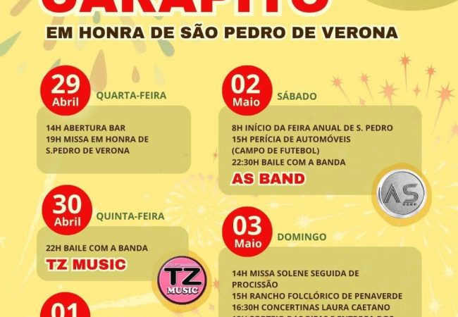 Festa de São Pedro de Verona_carapito 2026
